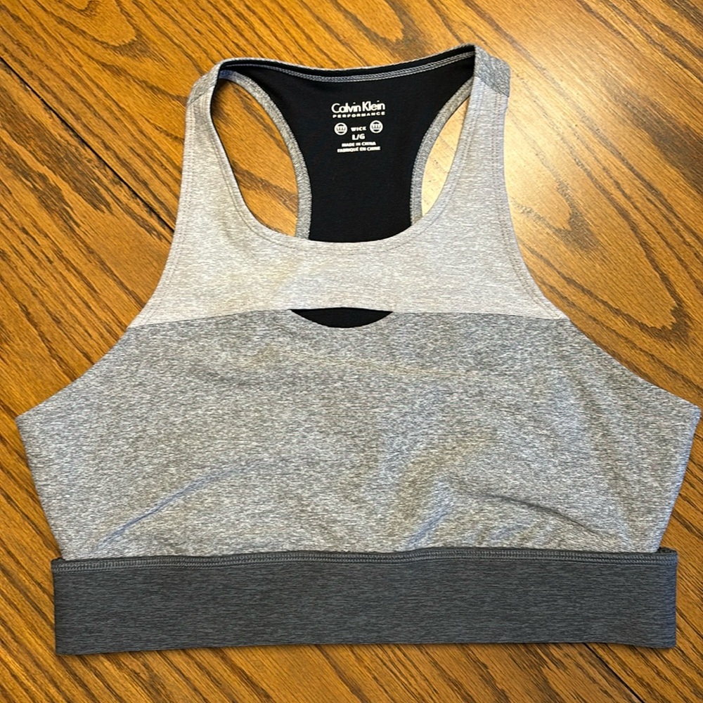 Calvin Klein keyhole sports bra